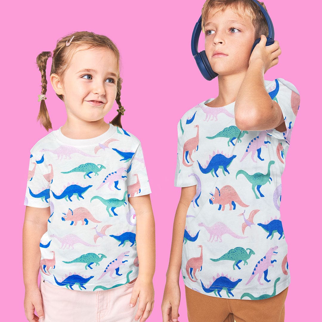 Jupiter Kids Unisex Dino Tee 2-14 Years