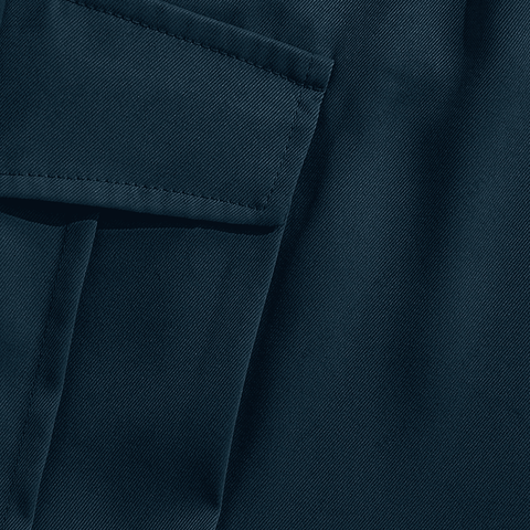 Jupiter French Twill Navy Cotton Cargo Trouser For Men