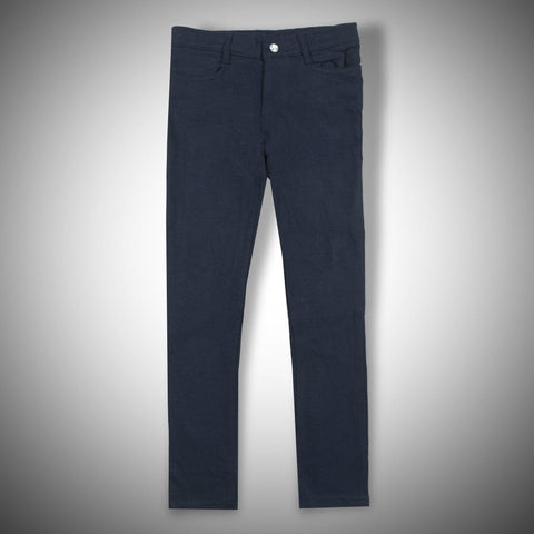 Girls Frech Terry Flex Navy Pant