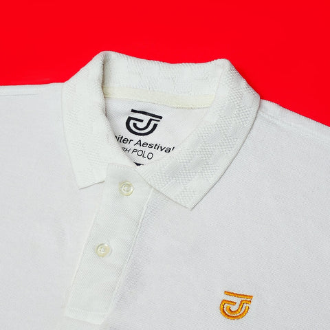 Jupiter Textured Collar Cotton Viscose Prime Pique Polo For Men