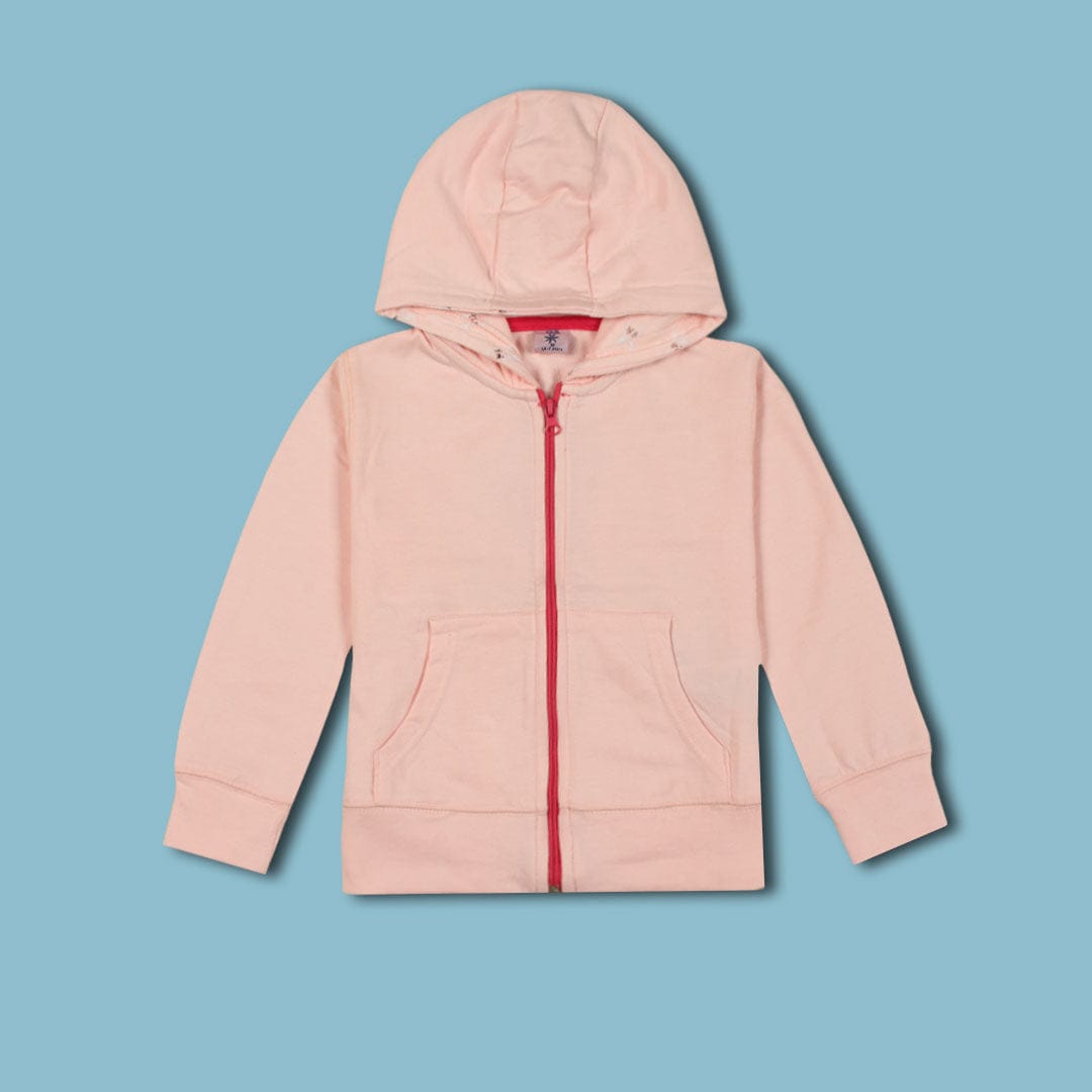 Rock n Roll Kid's Pink Hoodie (2 YEARS TO 8 YEARS)