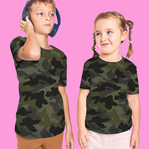 Jupiter Kids Unisex Camo Tee 2-14 Years