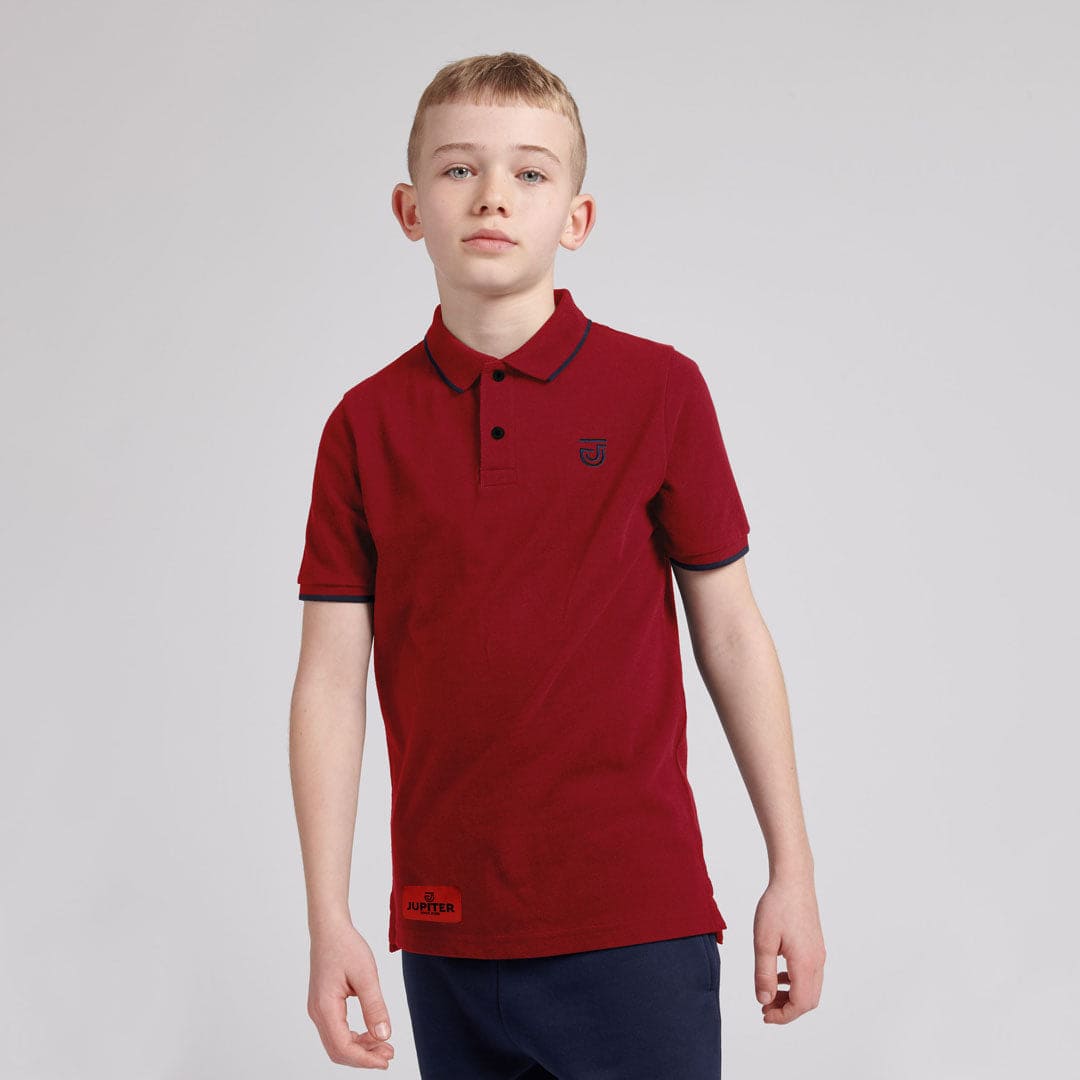 Juipter Kids Tipping Collar Unique Cotton Polo 5-14 Years