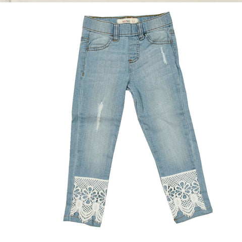 Girls Fashion Bottom Flex Denim