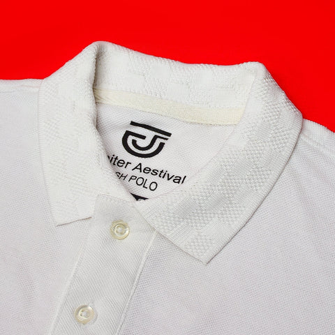 Jupiter Textured Collar Cotton Viscose Prime Pique Polo For Men