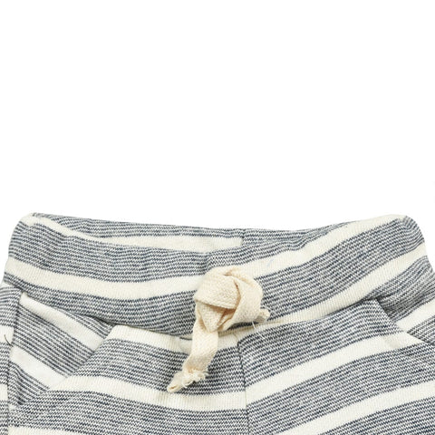 Baby Slub-knit Stripes Comfy Shorts