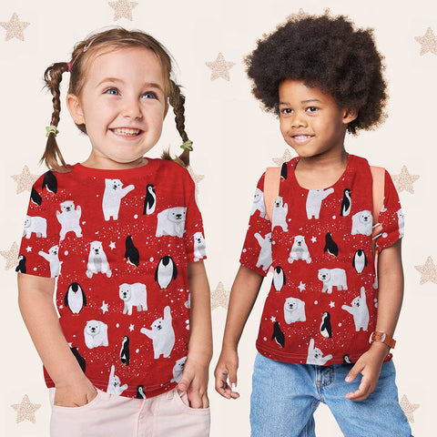 Jupiter Kids Unisex Penguin Tee 2-14 Years