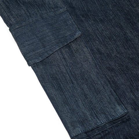 Jupiter Engineered Slub Weave Cargo Pockets Denim Jeans For Men