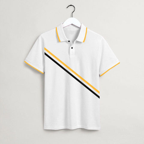 Boys Twill Tape Fashion Cotton Polo (7 to 14 Years)