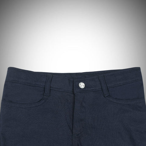 Girls Frech Terry Flex Navy Pant