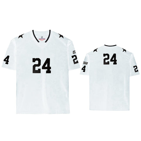 Jupiter Sporty Style Oversized No 24 Baseball Tee Shirt