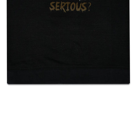 kid's Why So Serious Printed Black SweatShirt (1 YEARS to 12 YEARS)