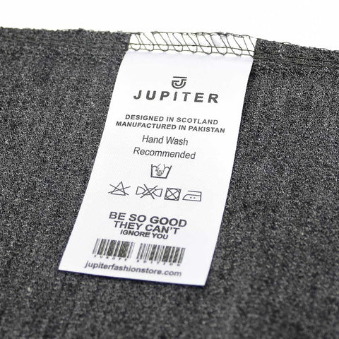 Jupiter Texture Touch V Neck Cotton Tee For Men