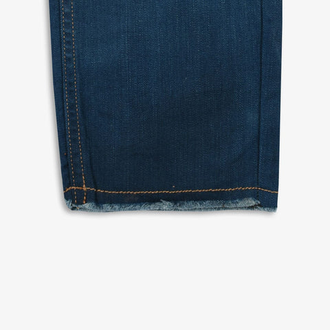 WOMEN RIPPED BOTTOM CLASSIC DENIM (WAIST 26 TO 36)