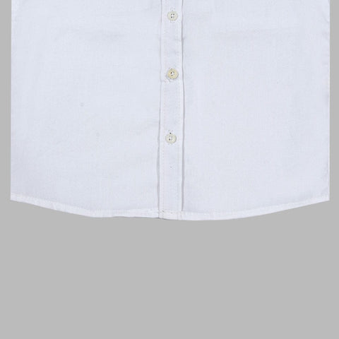 Kids Premium White Semi Formal Casual Shirt (12 Months To 14 Years)