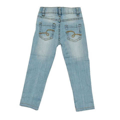 Girls Fashion Bottom Flex Denim