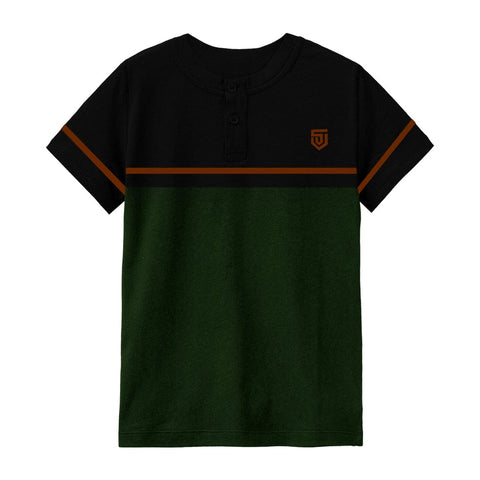 Jupiter kids Henley upright unisex tee