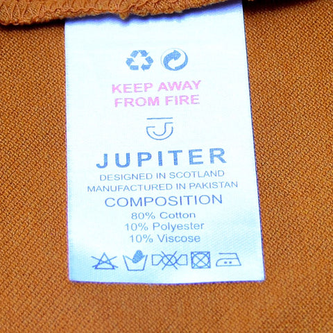 Jupiter Textured Collar Cotton Viscose Pique Polo For Men