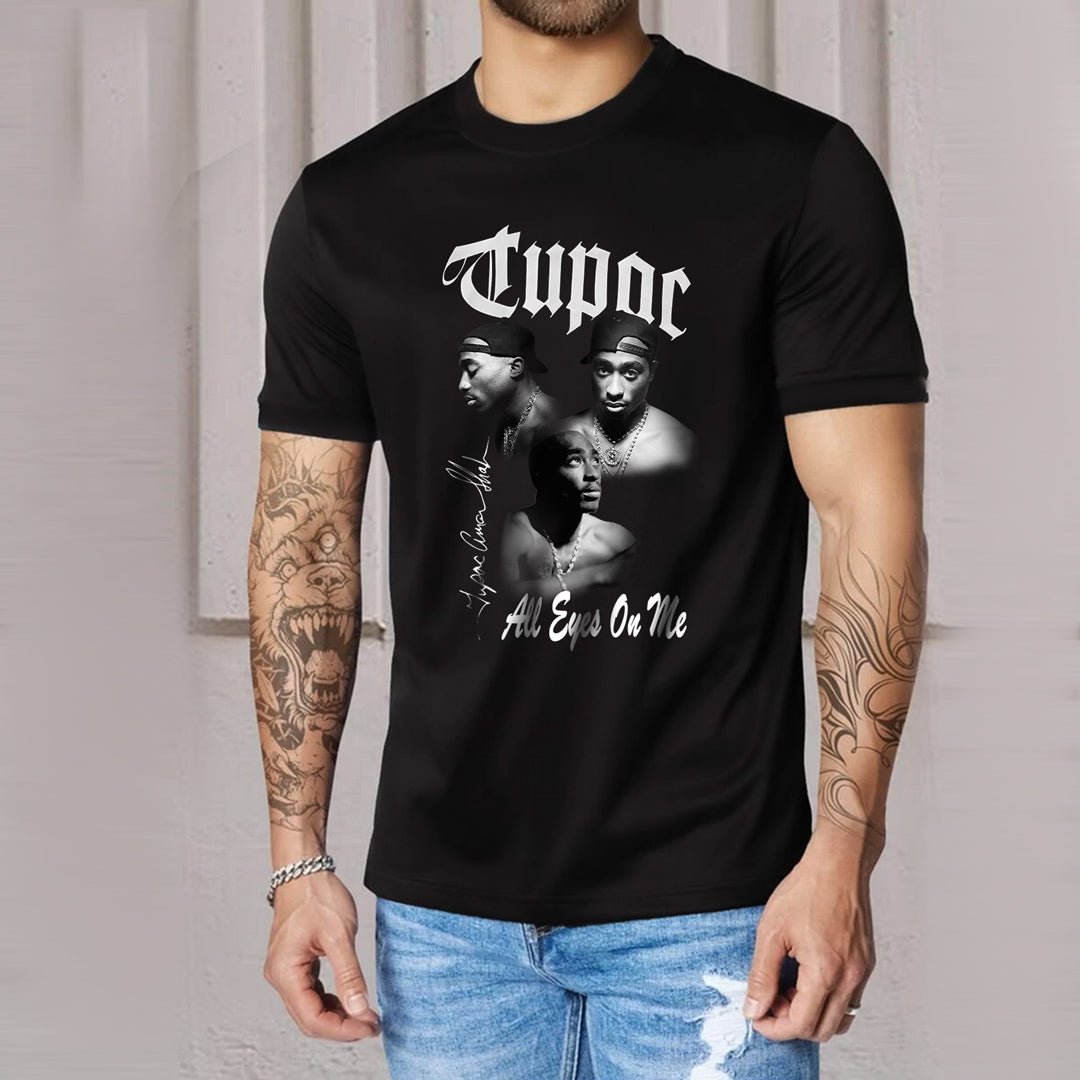 Jupiter Tupac Cotton Graphic Tee For Men