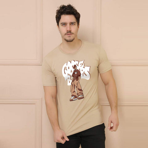 Jupiter Goosebumps Cotton Graphic Tee For Men