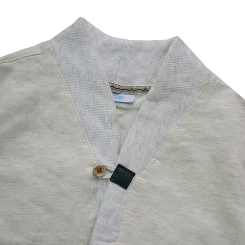 Kid's Off White Double Pocket Cardigan Sweater (12 Months to 4 Years)