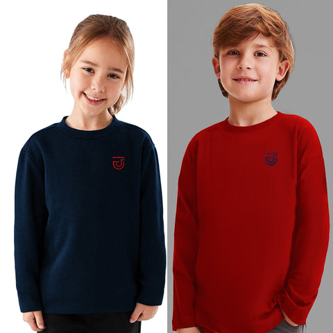 Jupiter Summer Long Sleeve Tee Shirt For Kids( 2-14 Years)