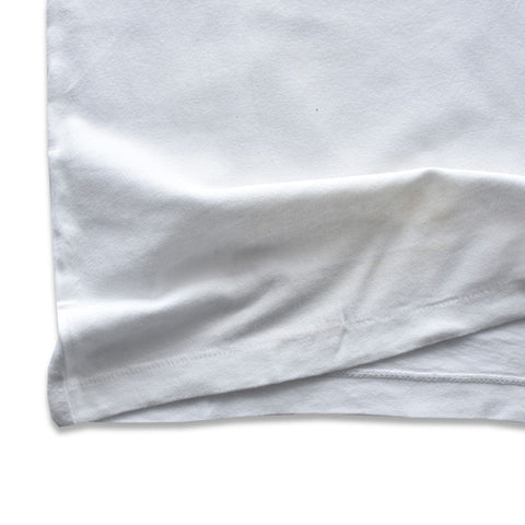 Kids  White Round Neck Plain T-Shirt ( 10 YEARS TO 14 YEARS ) - Deeds.pk