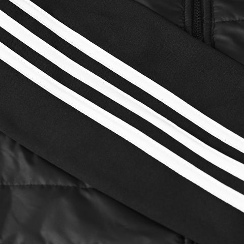 3 Stripes Signature Logo Classic Quilted Bomber Jacket For Men