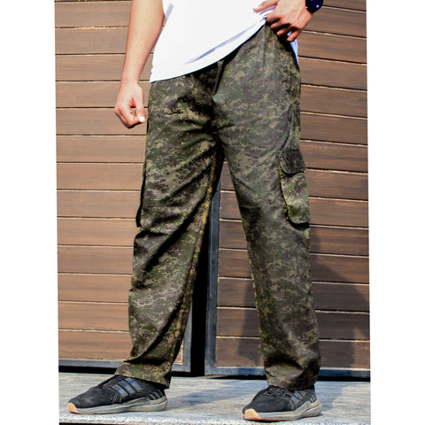 Jupiter Camo Cargo Pockets Combat Cotton Trouser For Men