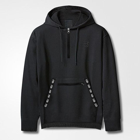 Jupiter High Zip Neck Unisex Hoodie