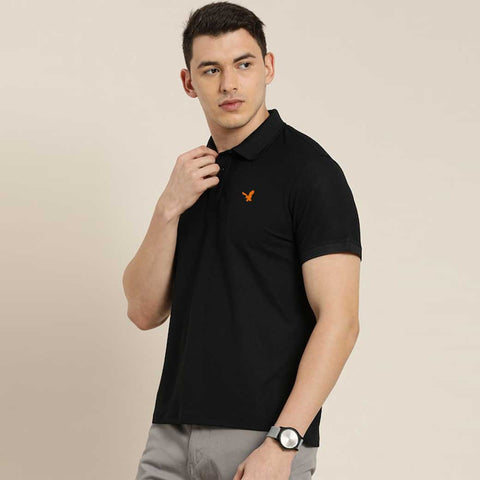 Flying Premium Logo Classic Men Cotton Polo