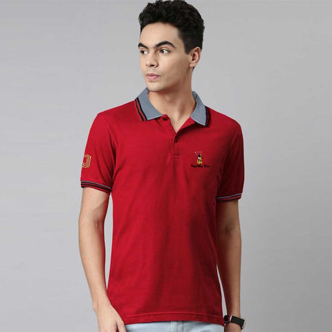 Jupiter Polo Club Embroidered Logo Men Cotton Polo