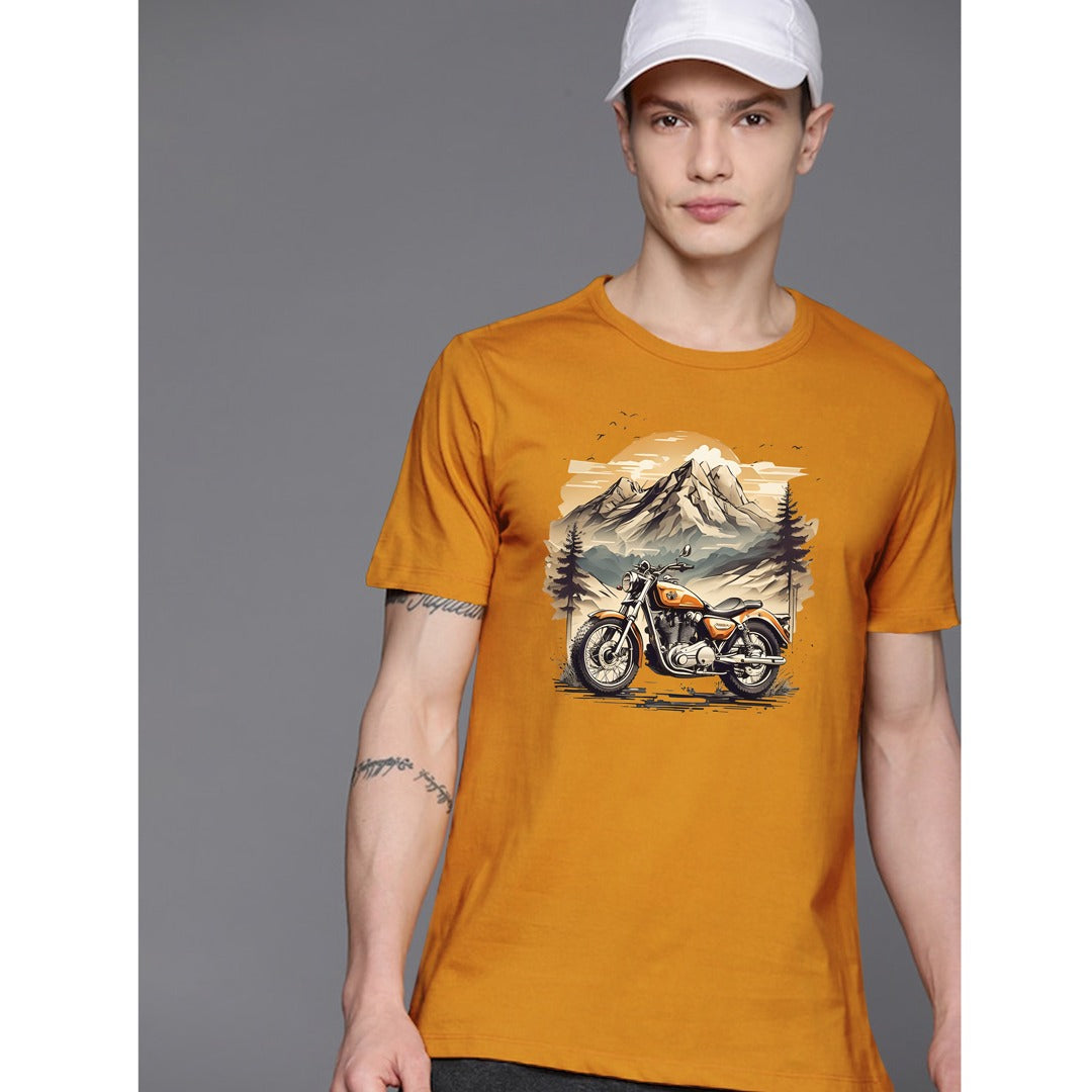 Jupiter Adventure Awaits Cotton Graphic Tee For Men