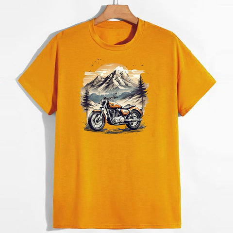 Jupiter Adventure Awaits Cotton Graphic Tee For Men