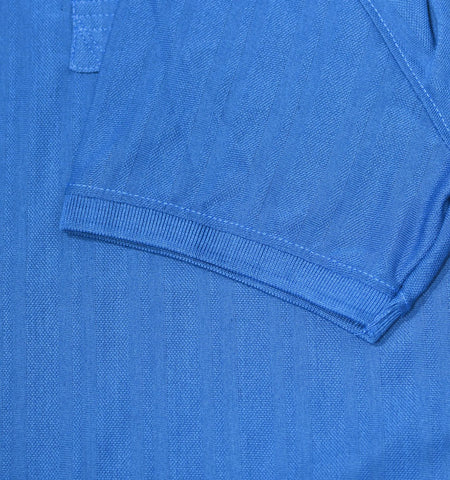 Textured Fabric First-Rate Blue Cotton Polo For Men