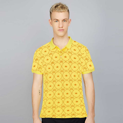 Jupiter Golden Crown Cotton Polos