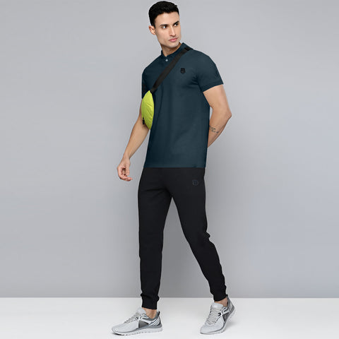 Jupiter Left Applique Logomen Contrast Track Pair With Cotton polo