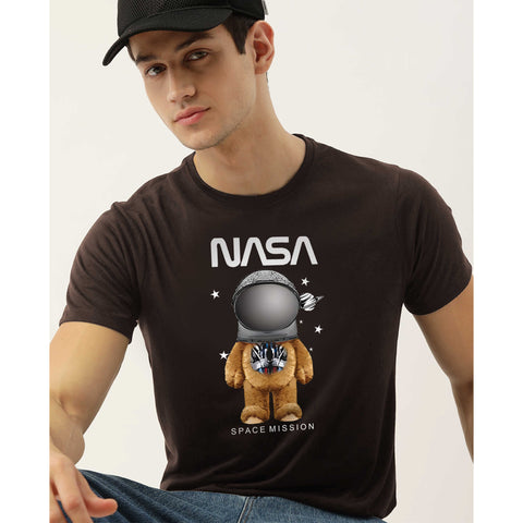 Jupiter Space Missions Cotton Graphic Tee For Men