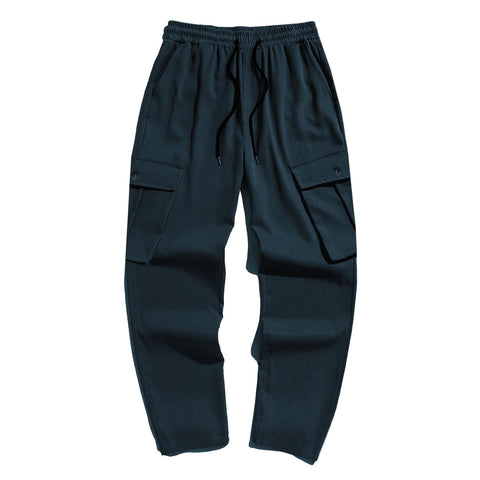 Jupiter French Twill Navy Cotton Cargo Trouser For Men