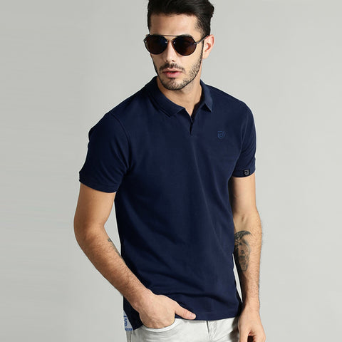 Jupiter Aestival Johnny collar Viscose Soft cotton polo for men