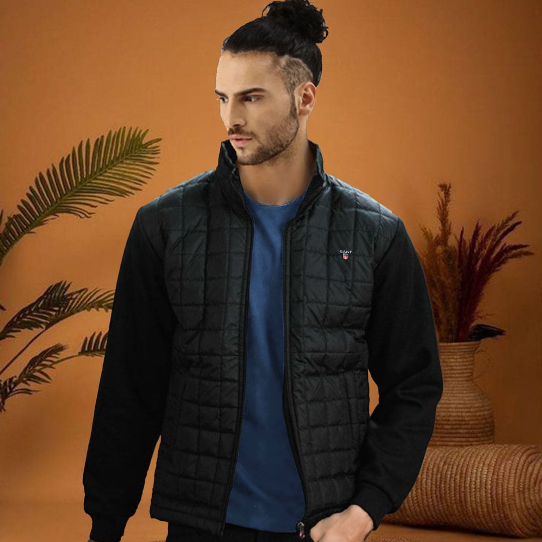 Breeze Shield Light Weight Quilted Bomber Jacket For Men