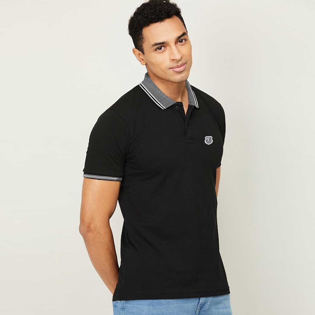 Pro Grade Jupiter Men Signature Applique Logo Polo