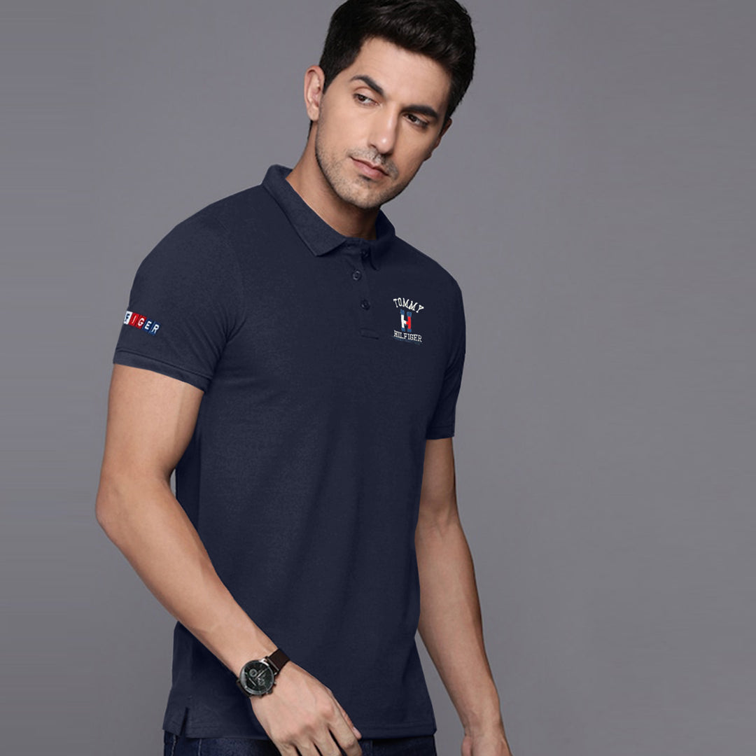 Rocking Premium Embroidered Logo Classic Cotton Polo For Men