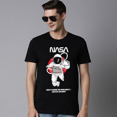 Jupiter Nasa Space Mission Graphics Cotton Tee For Men