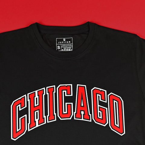 Jupiter Chicago Cotton Graphic Tee For Men