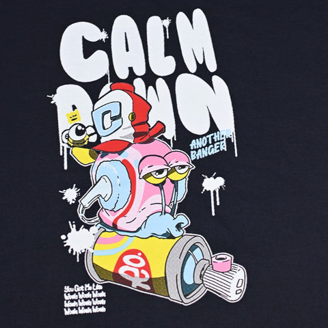 Jupiter Calm Down Cotton Graphic Tee For Men