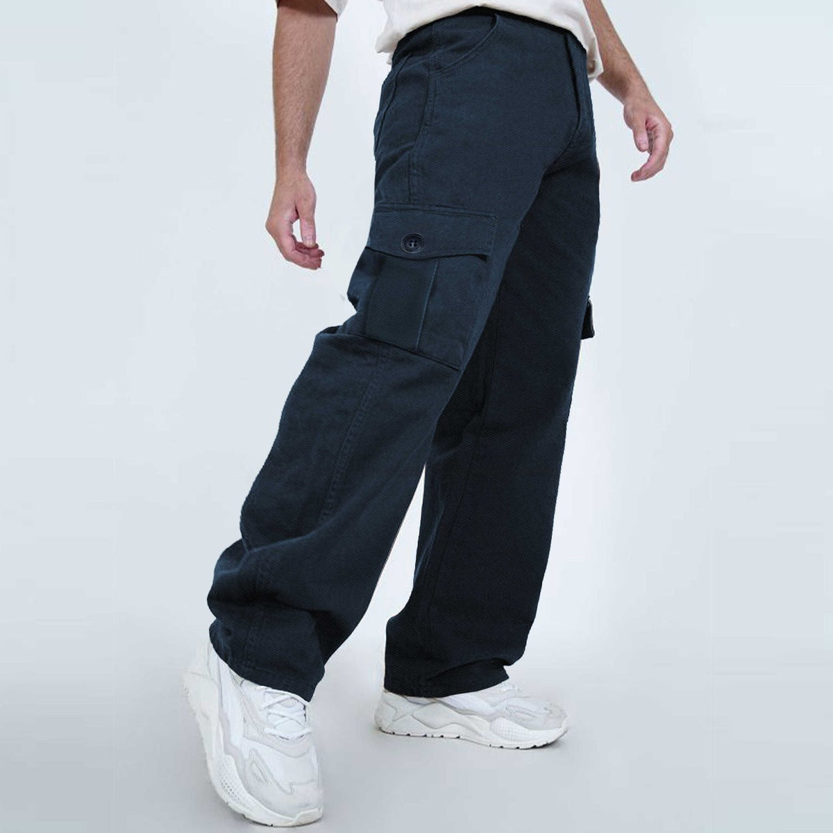 Jupiter French Twill Trendy Cotton Cargo Trouser For Men