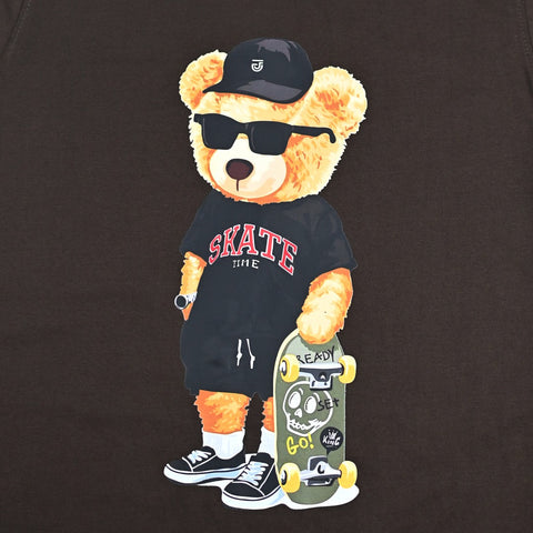 Jupiter Vogue Bear Cotton Graphic Tee For Men