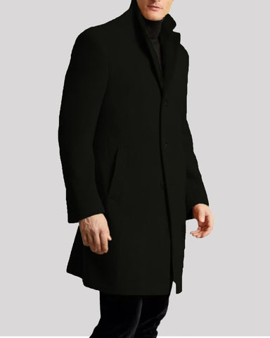 Imported Executive Woolen Business Long Coat For Men