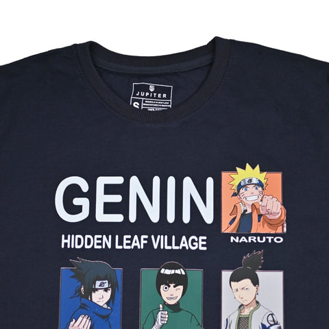 Jupiter Naruto Cotton Graphic Tee For Men